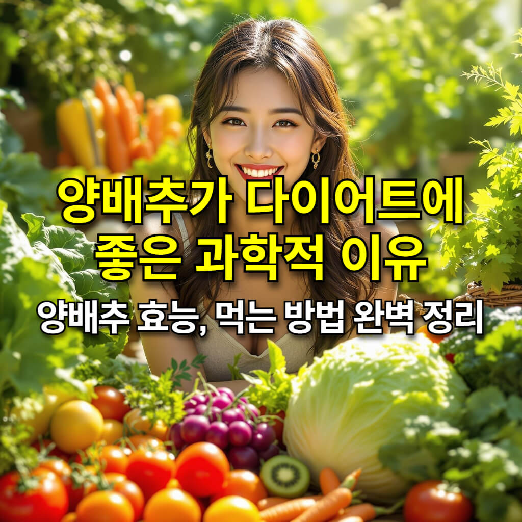 양배추 효능 완벽 정리: 소화부터 다이어트까지