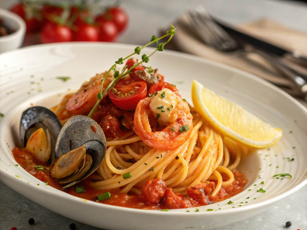 해산물 파스타로 감칠맛 극대화하기