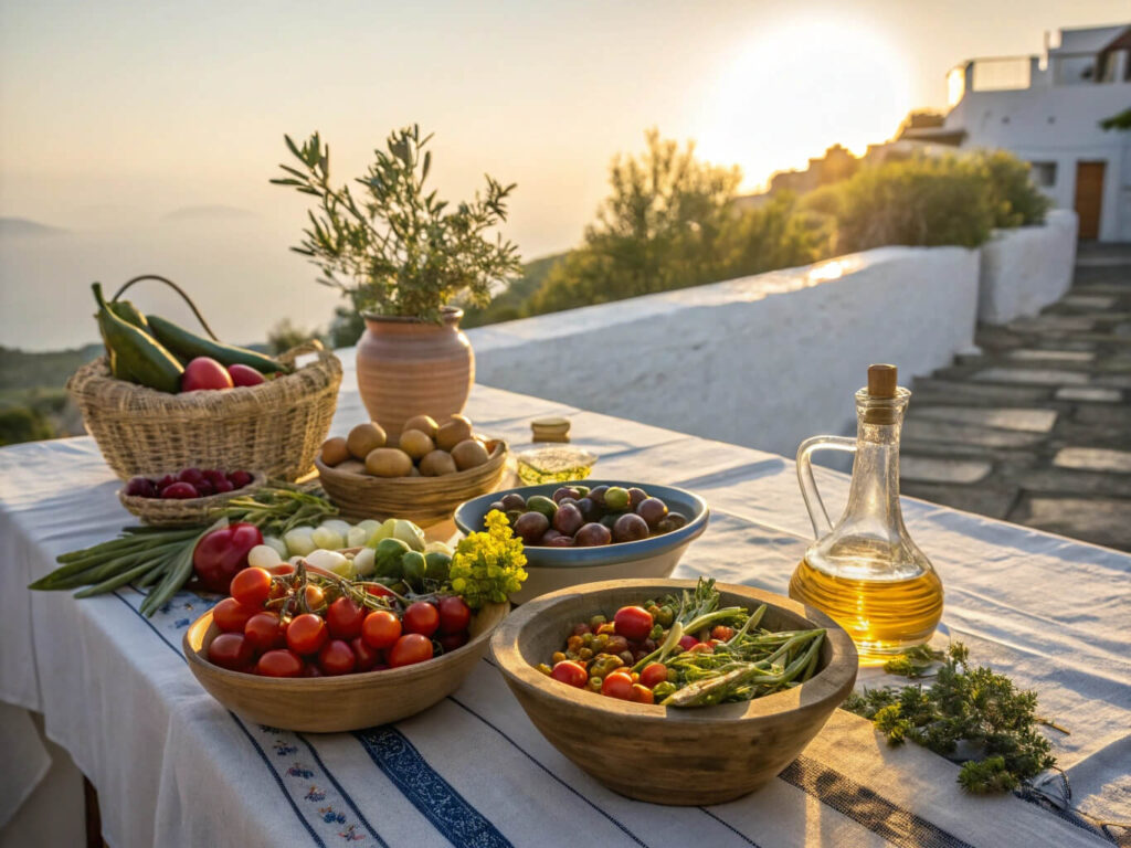 건강을 위한 지중해식 식단 필수 식재료