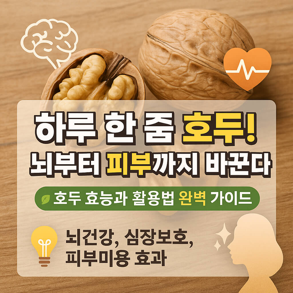 호두 효능과 활용법 완전 정복 가이드 호두 효능과 활용법 완전 정복 가이드