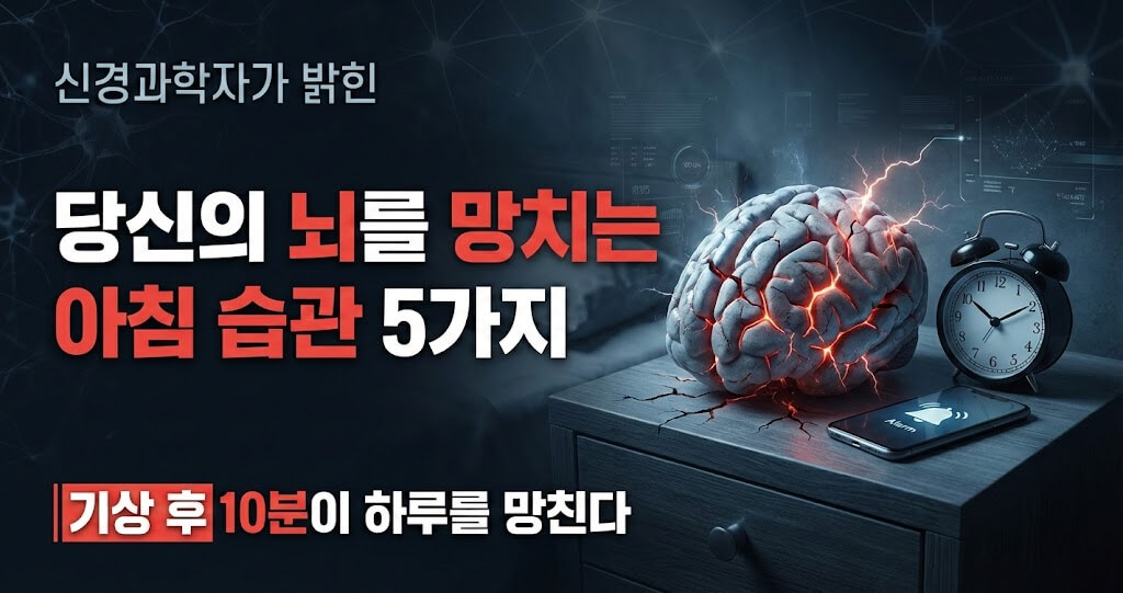 신경과학자가 절대 하지 않는 아침 습관 5가지 (feat. 뇌 건강 지키는 법)
