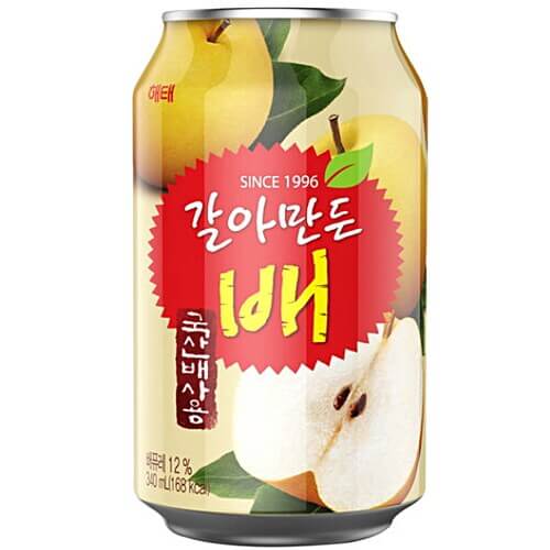 배 음료 1캔이면 충분해요