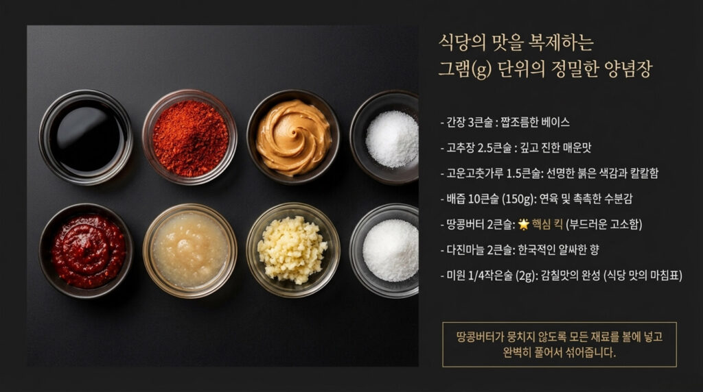 제육볶음 양념장 재료 전체 목록