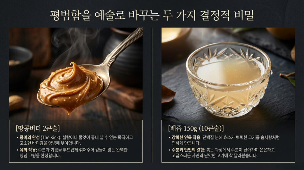 땅콩버터 제육볶음｜넣는 이유와 효과